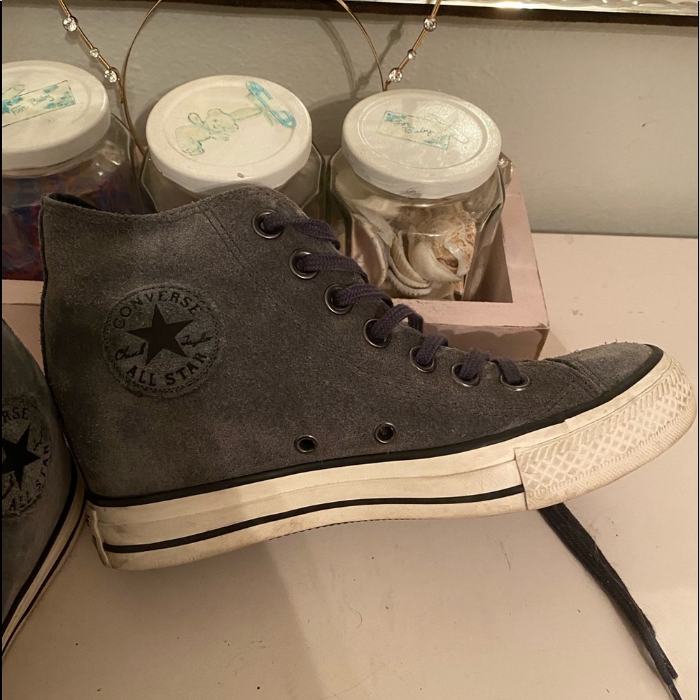 Converse Suede Platform High Top